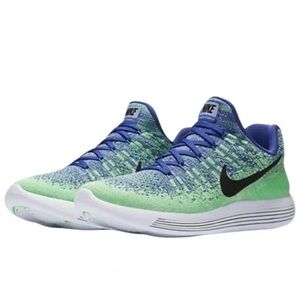 Nike LunarEpic Flyknit 2 Women’s Blue & Green Running Shoes
